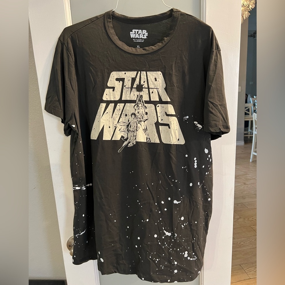 Star Wars chaser xl shirt Luke and leia